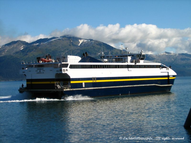 Le ferry qui nous emmenera a Valdez