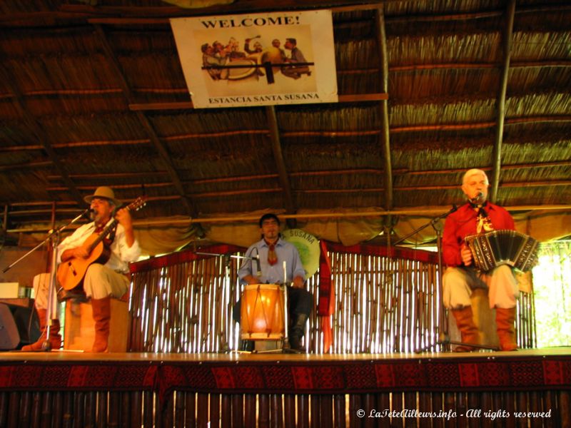 Spectacle de musique traditionnelle gaucho