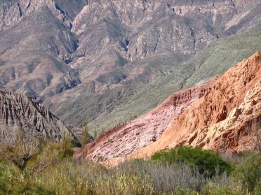 L'une des curiosités de la quabrada de Humahuaca