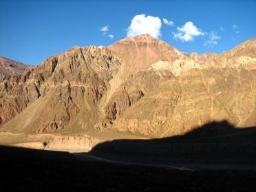 Les Andes nous accompagnent toute la journ&eacute;e