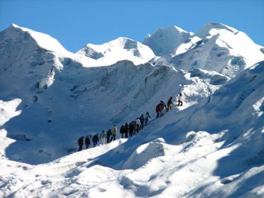 A cette &eacute;poque nous ne marchons pas sur la glace mais dans la neige !