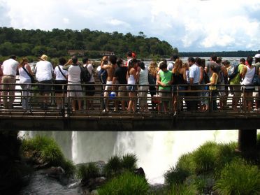 Du c&ocirc;t&eacute; argentin aussi on se presse pour admirer les Gorges du Diable