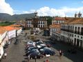 La place Tiradentes, le coeur de la ville, et au fond, le musÃ©e de l'InconfidÃªncia