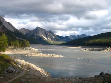 Le lac Medicine, sous une autre lumiere