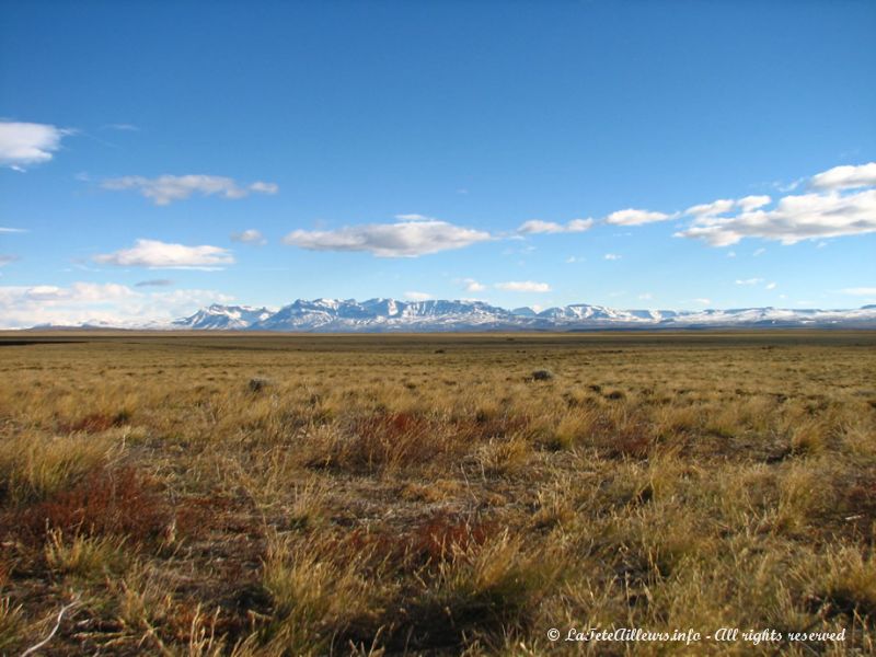 Paysages désertiques de Patagonie