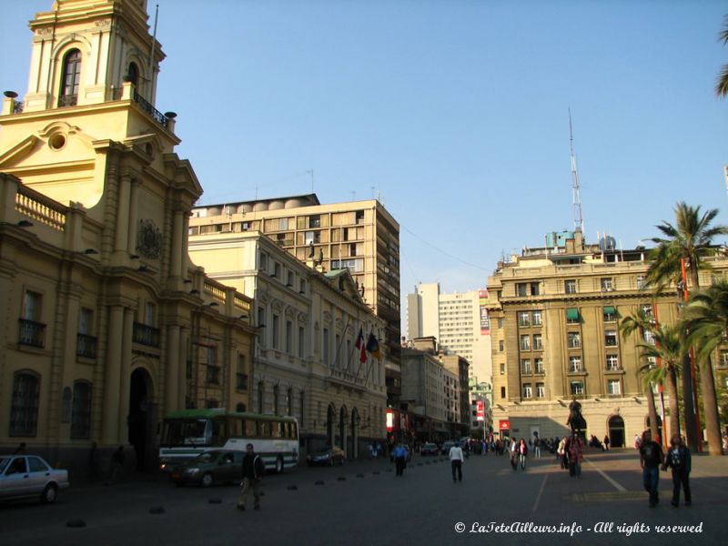 Le centre historique de Santiago