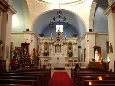 L'intérieur de l'église de Matilla