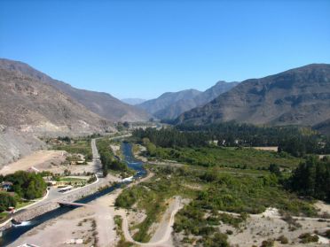 Premi&egrave;re vue sur la vall&eacute;e del Elqui