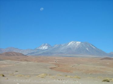 Paysages volcaniques du désert d'Atacama