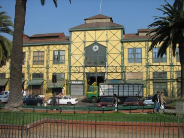 Le march&eacute; de Valparaiso