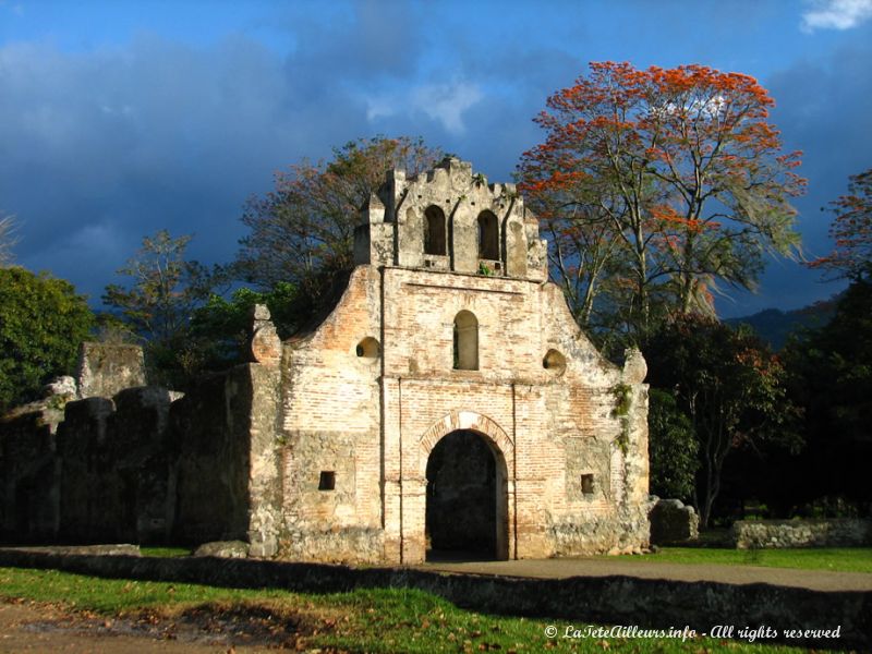 Les ruines de l'Iglesia de Nuestra Senora de la Limpia Concepcion
