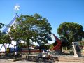 Au Costa Rica, on trouve un parc devant chaque Ã©glise, et celui de CaÃ±as est pour le moins original
