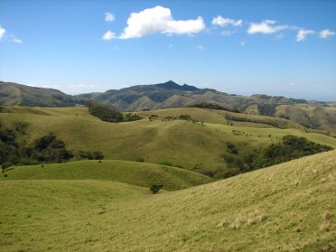 Les paysages verdoyants des environs de Santa Elena