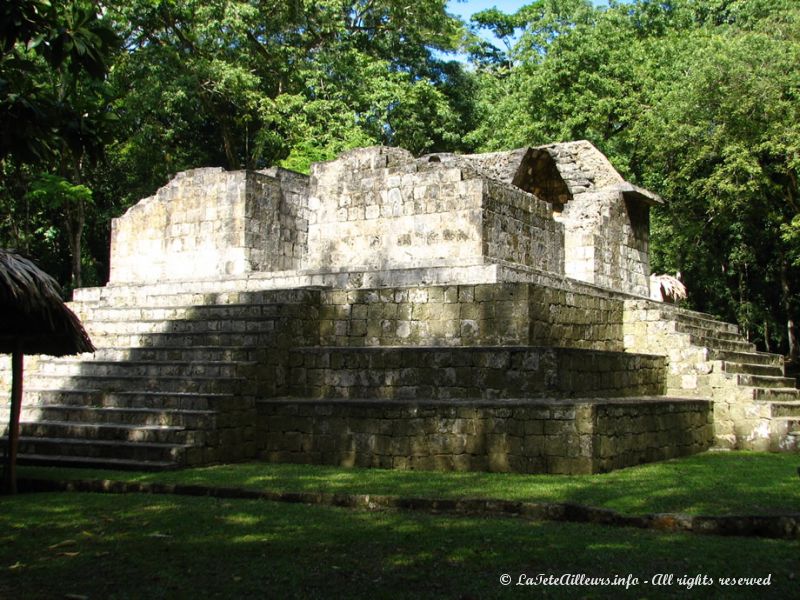 Il ne reste plus grand-chose du site maya d'El Ceibal