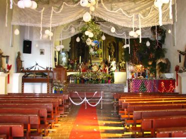 L'intérieur de l'église de San Antonio Palopó