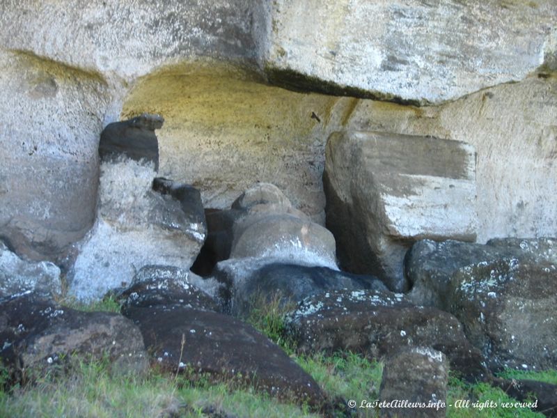 Rares sont les moai terminés sur ce site