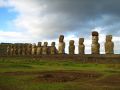 L'ahu Tongariki, le plus important des sites de moai de l'île