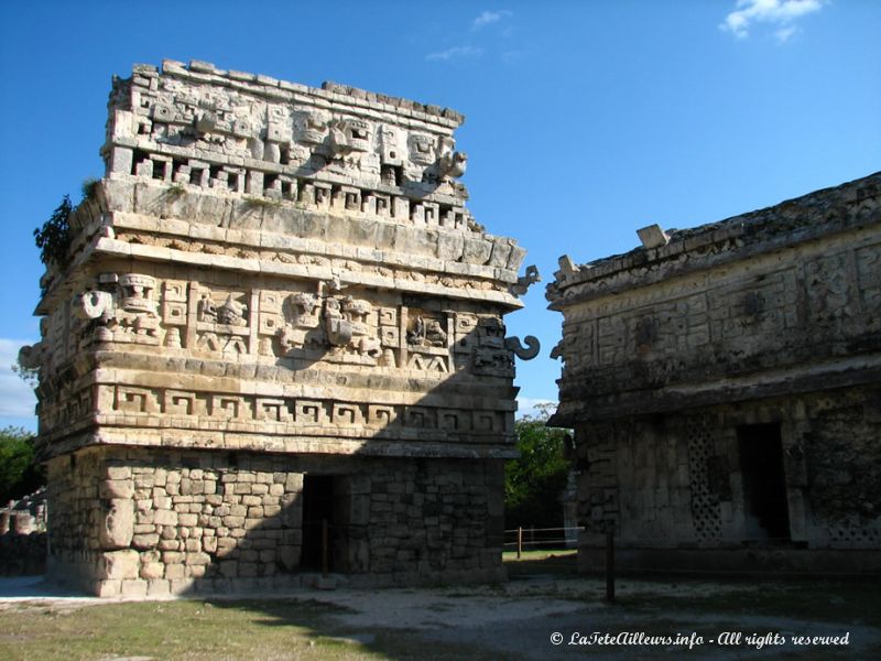 L'église arborre de superbes facades de style maya !