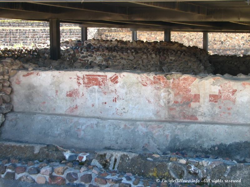 Des restes de fresques à la Citadelle