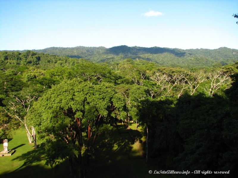 Comme Yaxchilán, le site de Bonampak est cerné par la jungle