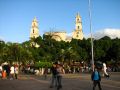 Le zocalo de Mérida et, derrière, la cathédrale