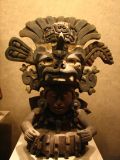 Une statue reprÃ©sentant un Dieu de la fin de la civilisation de Monte Alban (Oaxaca)