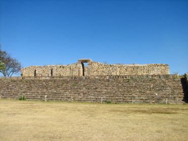 Il ne reste plus grand-chose du somptueux Palais de Monte Alban