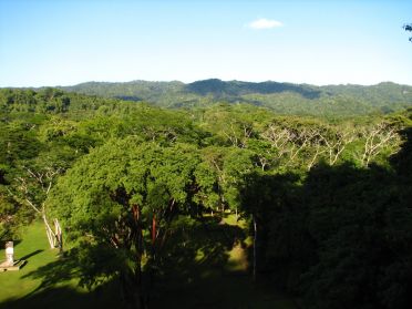 Comme Yaxchil&aacute;n, le site de Bonampak est cern&eacute; par la jungle