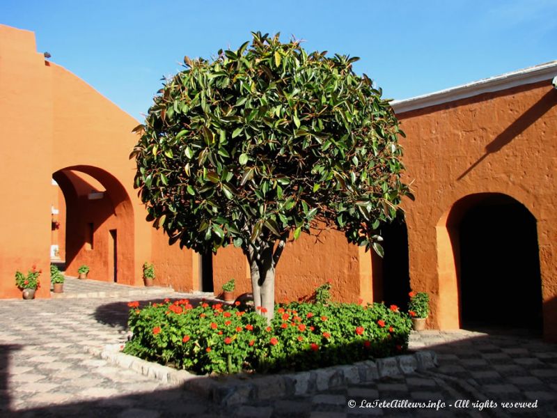 L'entrée du couvent Santa Catalina