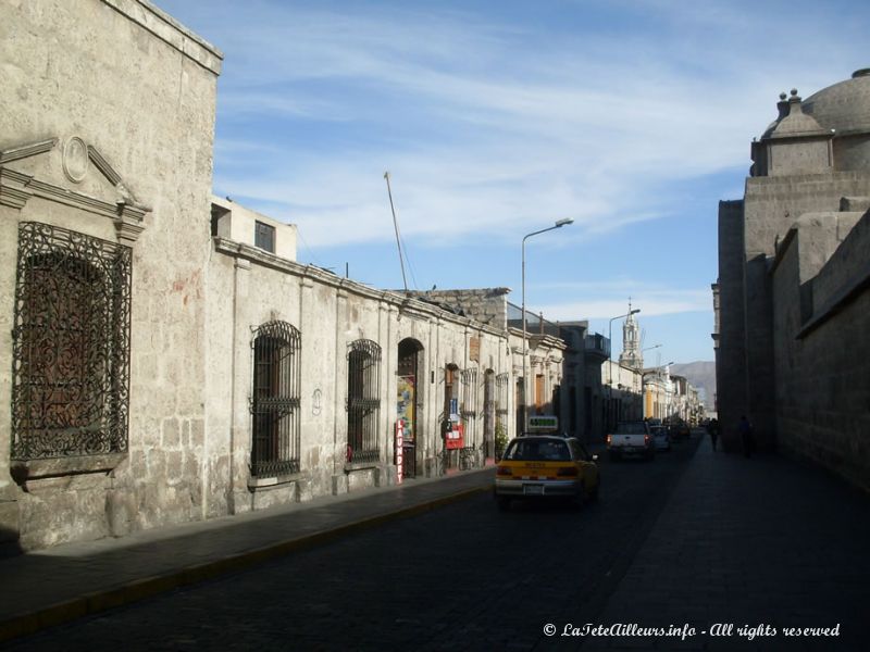 La rue Santa Catalina à Arequipa