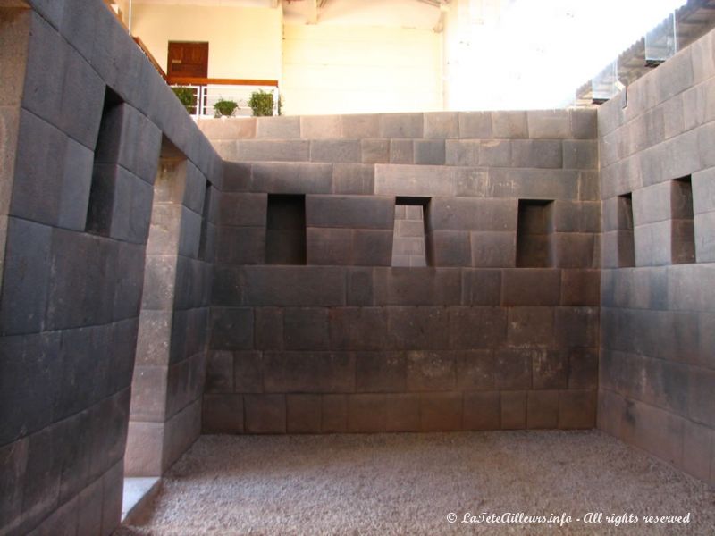 C'est ici, au Temple du Soleil, que se trouvait le trésor des Incas