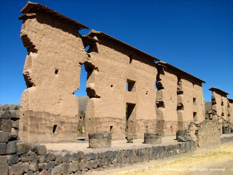 Le temple Inca de Viracocha, à Raqchi