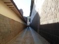 La calle Loreto est bordée d'anciens murs incas