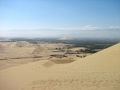 Les dunes vont jusqu'aux portes d'Ica, la capitale de la région