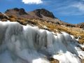 Glacier d'altitude dans la vallée de Colca