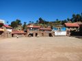 Le petit village central de l'Ã®le de Taquile