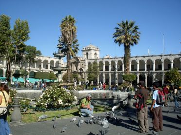 La place centrale d'Arequipa