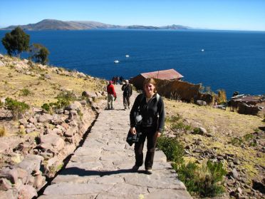 Arriv&eacute;e sur l'&icirc;le de Taquile