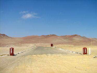 Entr&eacute;e dans la r&eacute;serve nationale de Paracas