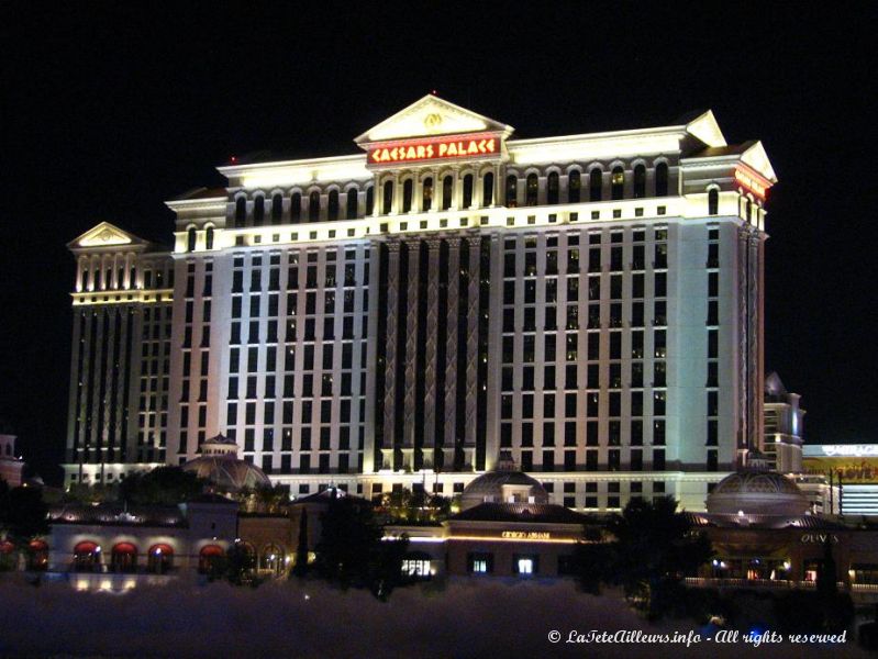 Le Caesars Palace fait partie des merveilles de Vegas...