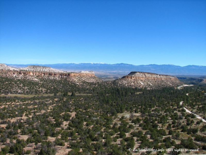 Paysage desertique des alentours de Los Alamos