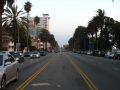 L'avenue du bord de mer à Santa Monica