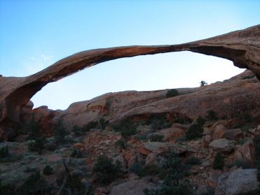 La longiligne Landscape Arch