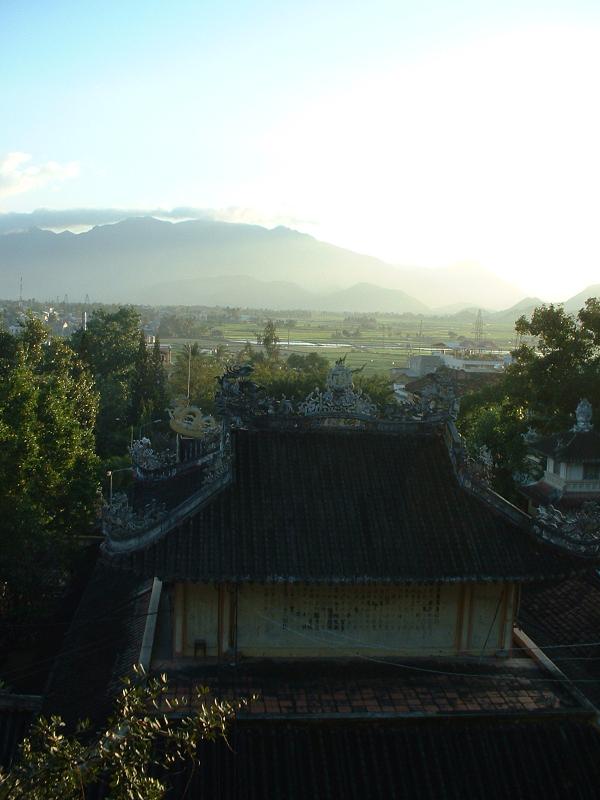 La pagode vue d'en haut