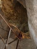Rebecca dans la grotte d'Orjobet